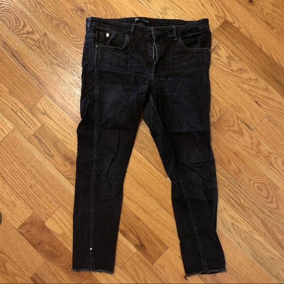 Zara low rise black skinny jeans with stretch - Picture 1 of 5